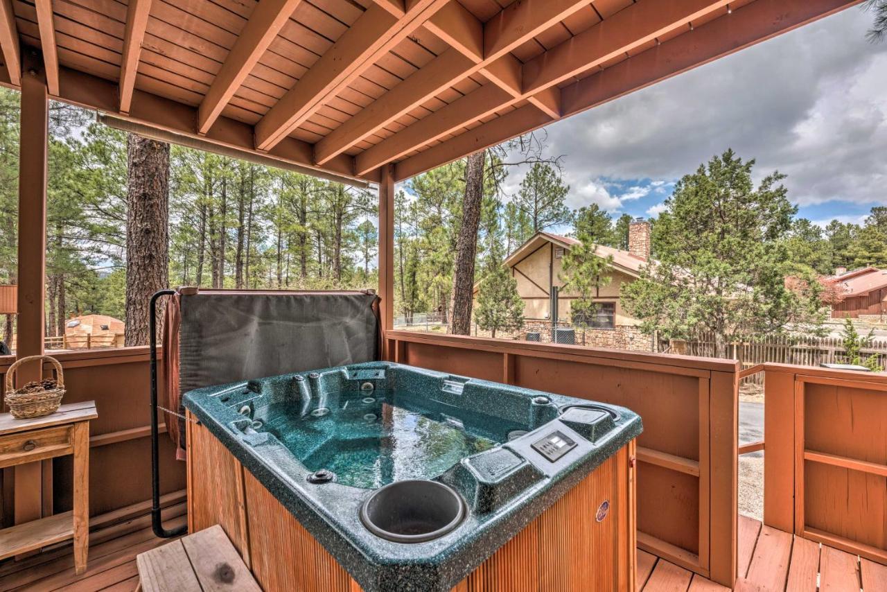 Condo With Hot Tub About 4 Miles To Ruidoso Winter Park! מראה חיצוני תמונה